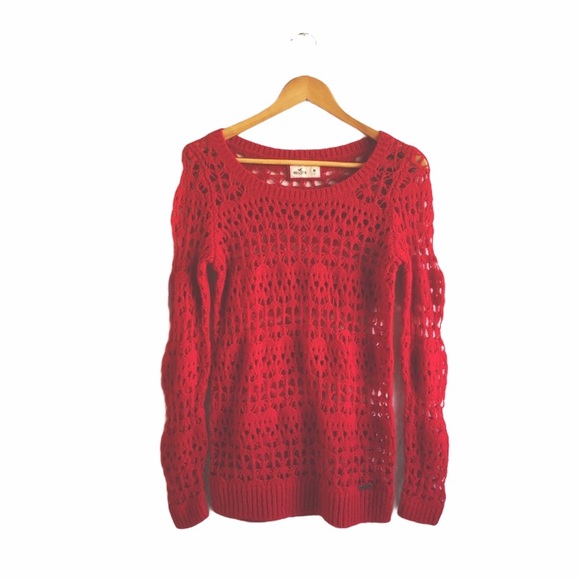 Hollister Sweaters - HOLLISTER || Crocheted Sweater
